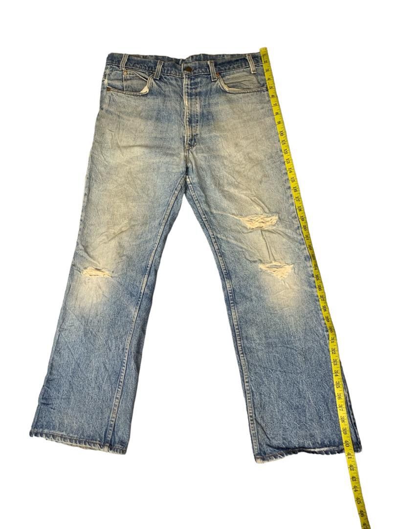 Levi's Vintage Clothing Vintage Levi’s Orange Tab Distressed Bootcut Denim Size 35" - 11 Thumbnail