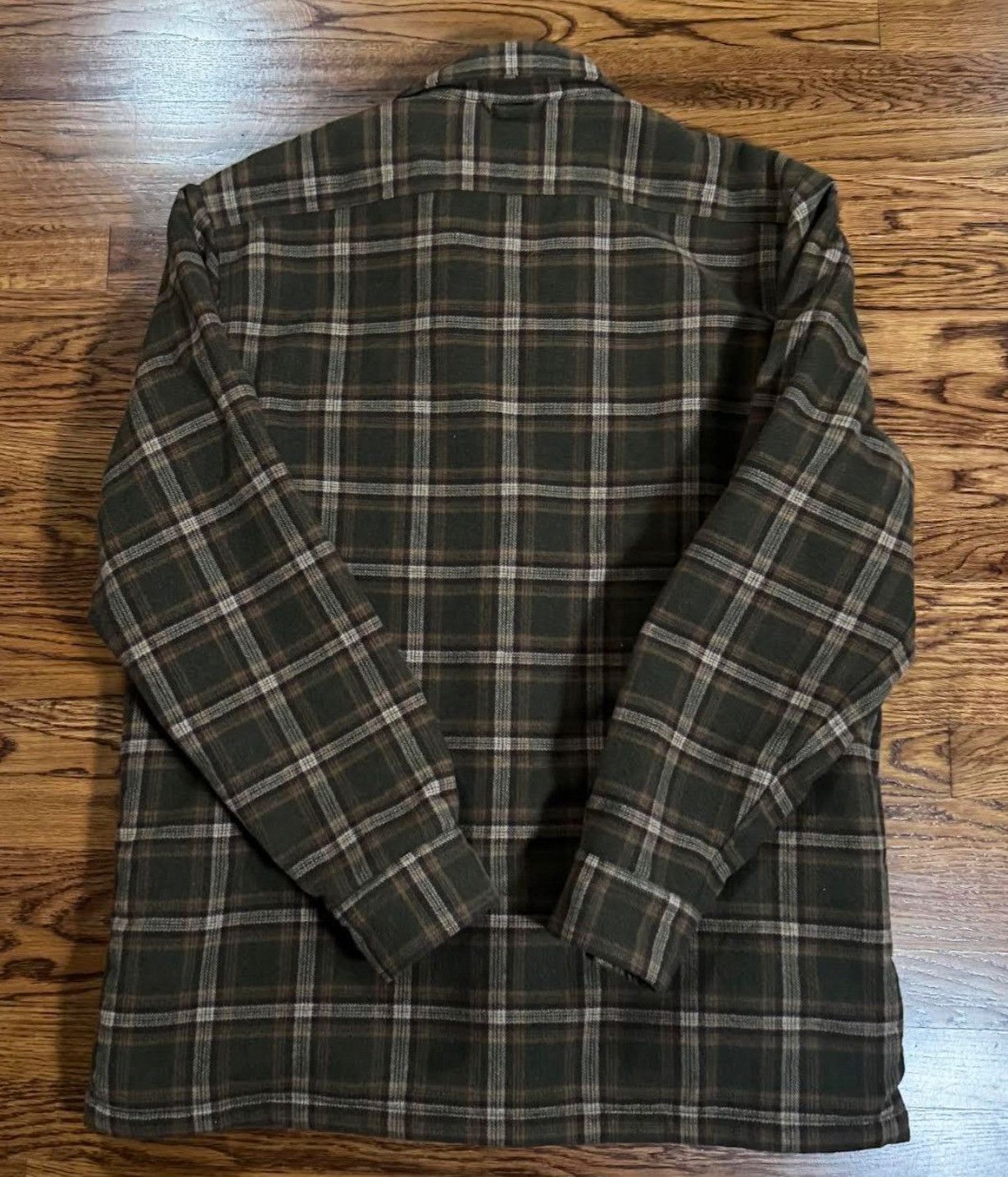 Eddie Bauer × Vintage Vintage Eddie Bauer Plaid Wool Button Down Jacket (Size M) Size US M / EU 48-50 / 2 - 3 Thumbnail