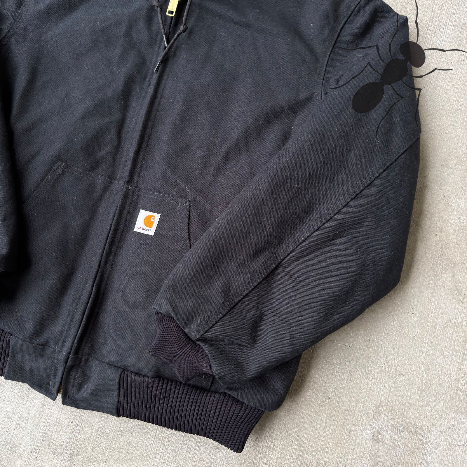 Carhartt × Vintage Carhartt J140 black hooded work wear jacket Size US M / EU 48-50 / 2 - 4 Thumbnail