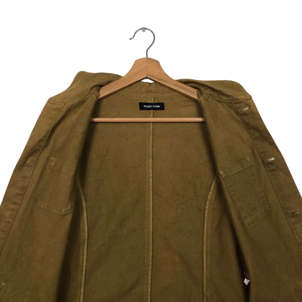 Japanese Brand 📌Vintage Chore Work Jacket Peace Now Duck Canvas Size US M / EU 48-50 / 2 - 15 Thumbnail