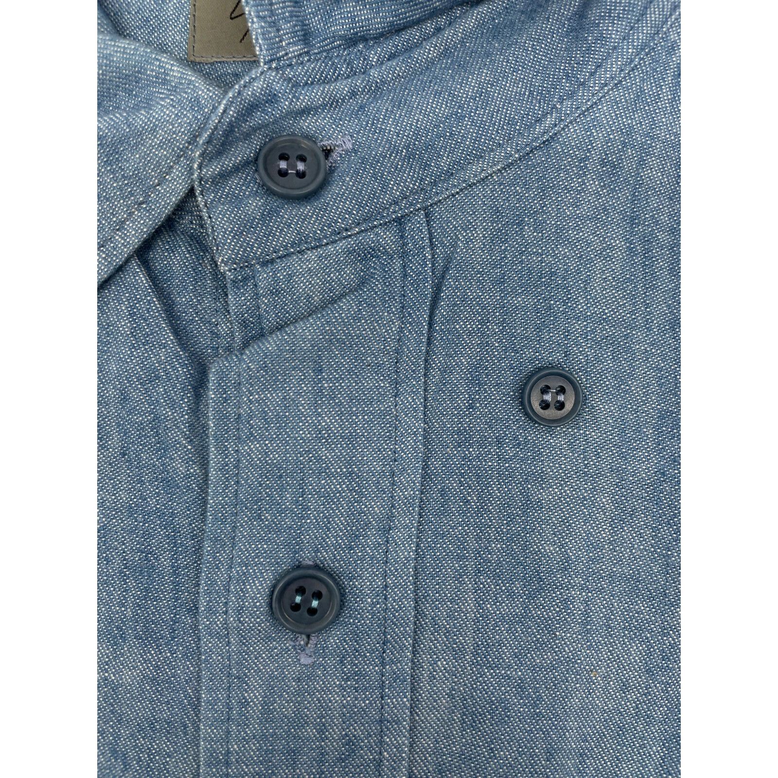 Yohji Yamamoto yohji yamamoto pour homme neck chambray shirt Size US M / EU 48-50 / 2 - 8 Thumbnail