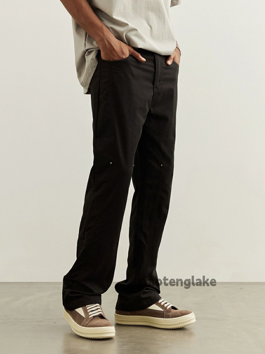 patchwork punk yuppie skate hiphop flared pants