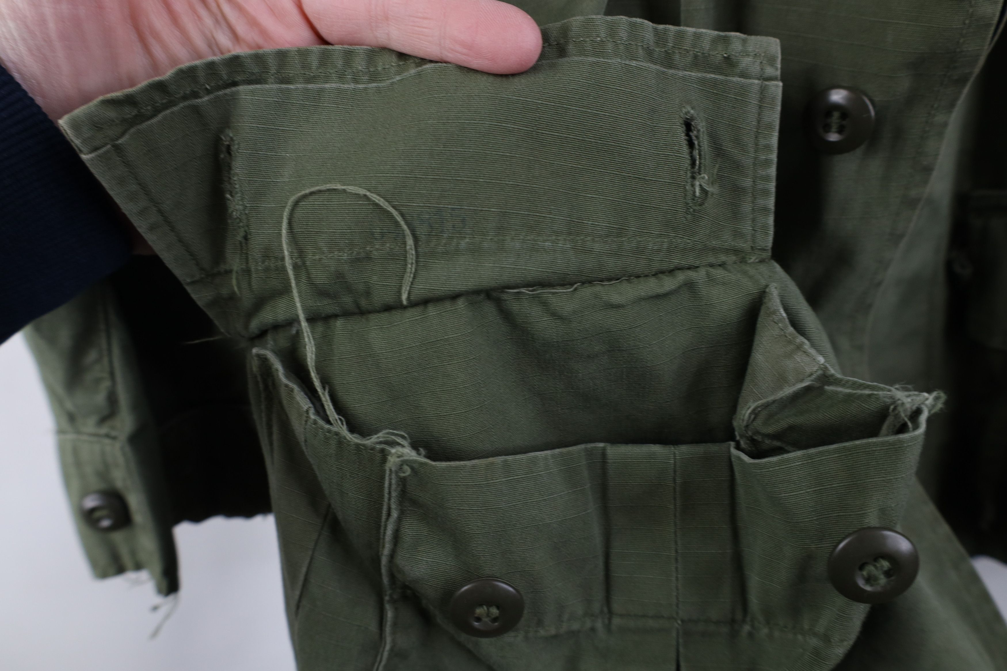 Vintage Vintage 60s Vietnam War USGI 107 Ripstop Coat Jacket USA Size US S / EU 44-46 / 1 - 10 Thumbnail