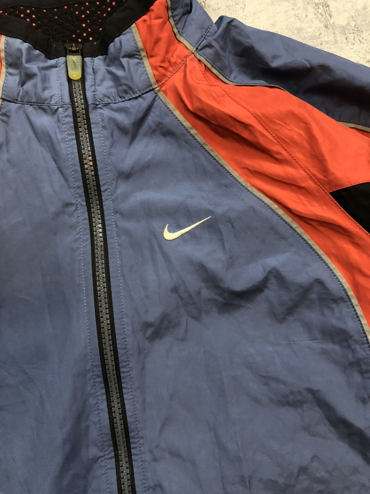 Nike × Vintage 90s Nike Swoosh Vintage Y2K Nylon Retro Oversized Jacket Size US M / EU 48-50 / 2 - 2 Thumbnail