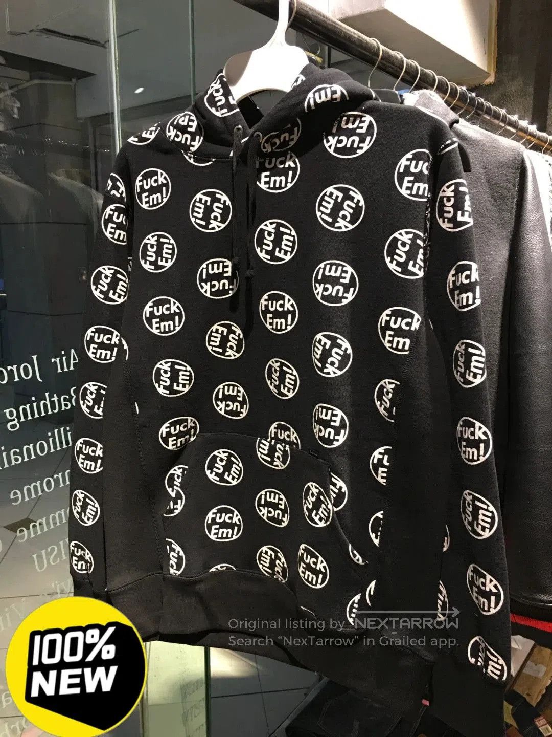 Supreme supreme fuck em hoodie in black. Size US M / EU 48-50 / 2 - 1 Thumbnail