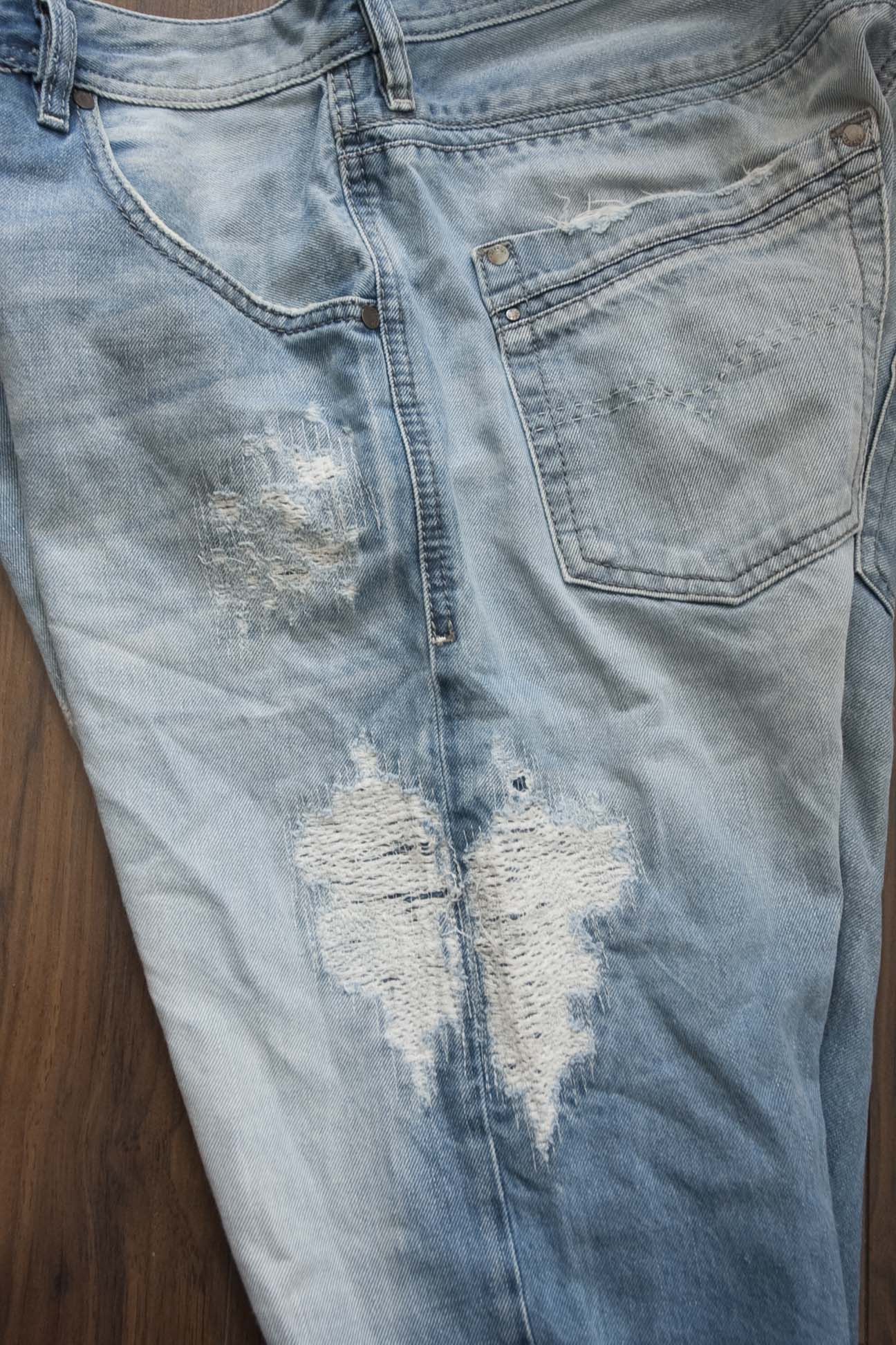 Diesel Diesel Jeans Krayver Size 35x26 Blue Eyecons 2015 Size US 35 - 4 Thumbnail