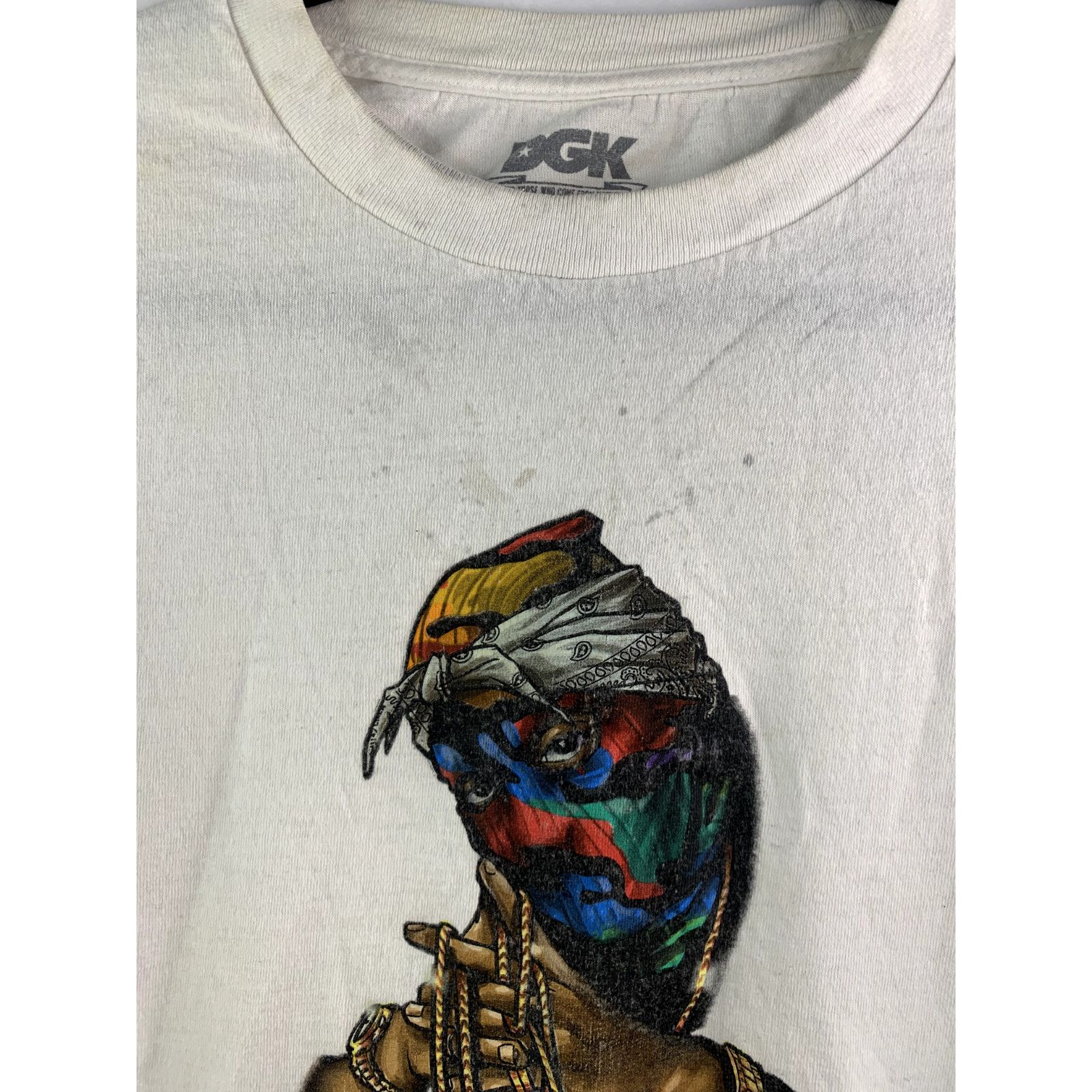 DGK DGK Shirt Skateboarding White Graphic Tee Y2K Skate Medium Size US L / EU 52-54 / 3 - 5 Thumbnail