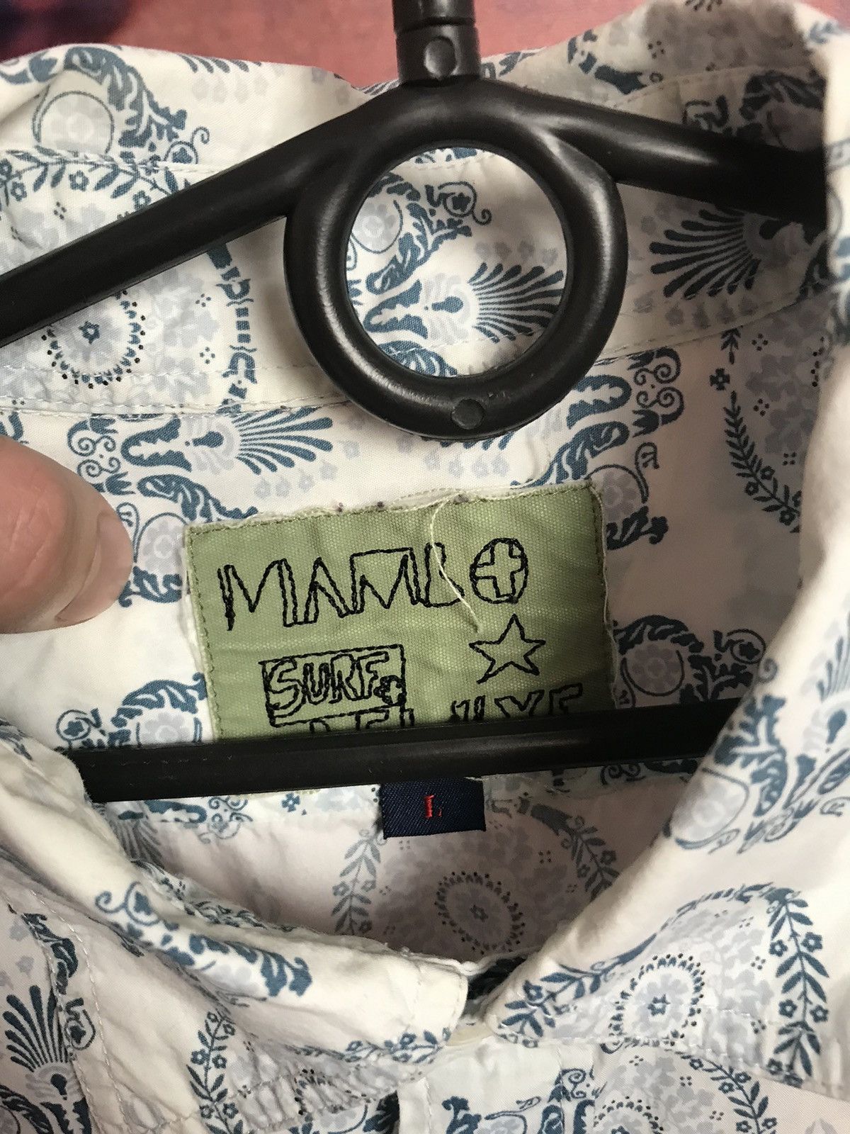 Mambo Mambo Hawaiian art crazy shirt Size US L / EU 52-54 / 3 - 3 Thumbnail