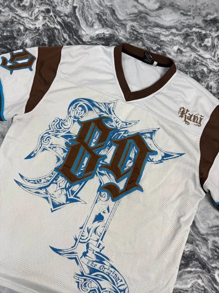 Karl Kani Vintage Karl Kani Jersey Rap Shirt Basketball Tank 90s Size US L / EU 52-54 / 3 - 3 Thumbnail