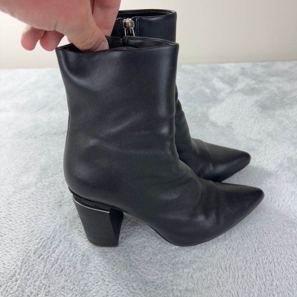 Alexander Wang Alexander Wang Sleek Black Heeled Leather Boots Size 7 US Size US 7 / IT 37 - 2 Thumbnail