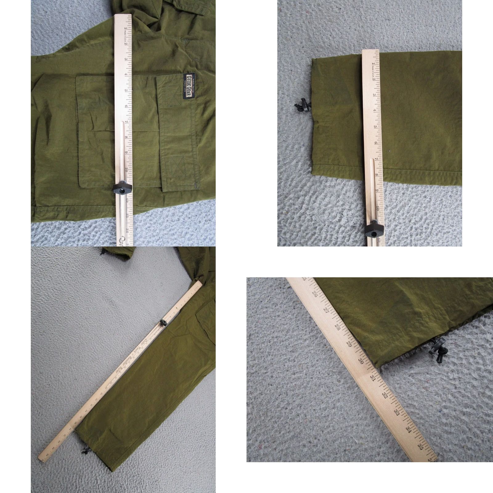 Vintage Guide Series Men's Cargo Pants Hiking Nylon Green 34x30 Convertible Vintage? No, Read Size US 34 / EU 50 - 8 Thumbnail