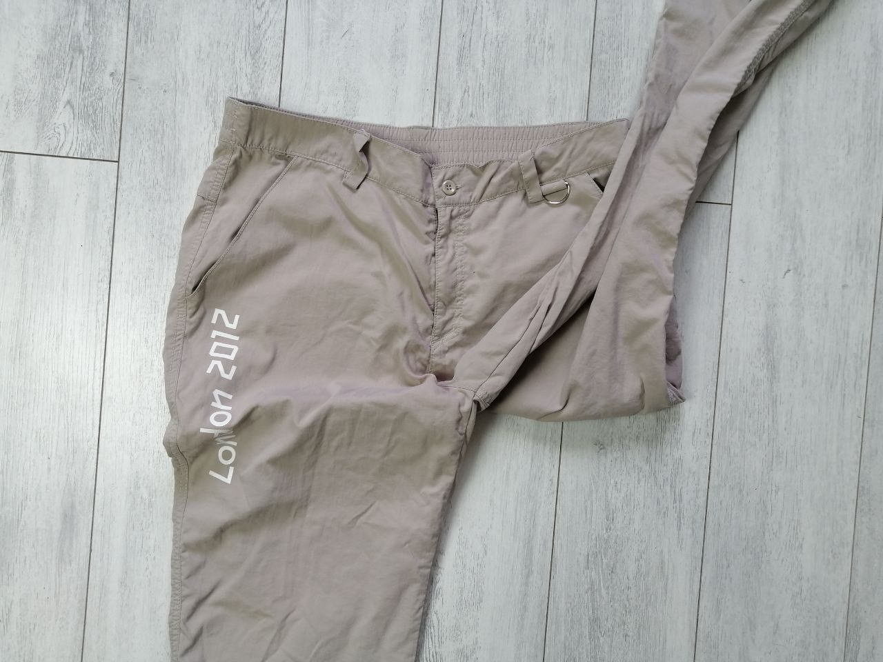 Adidas × Vintage Adidas London 2012 Vintage Mens Nylon Pants Size US 34 / EU 50 - 3 Thumbnail