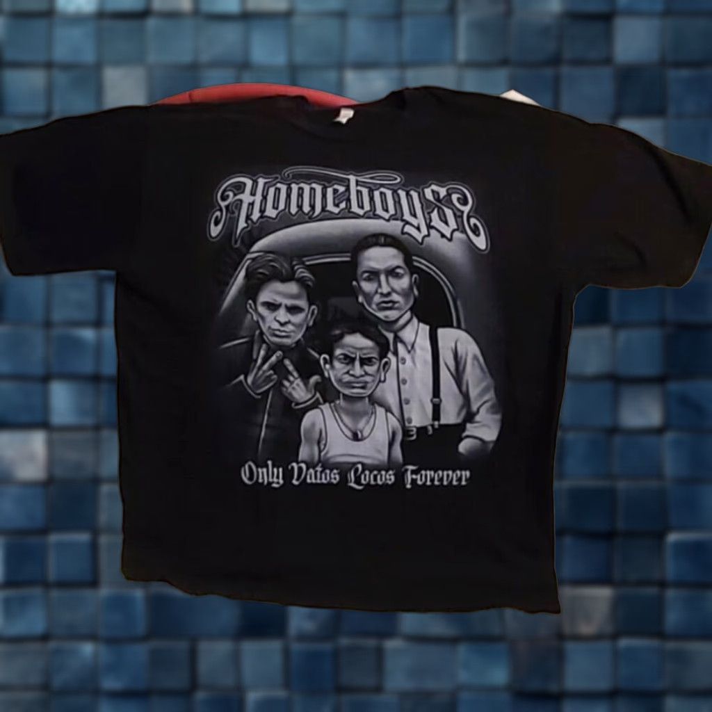 Vintage Homeboys Mens Black Extra Large XL Cotton T-Shirt Size US XL / EU 56 / 4 - 1 Thumbnail