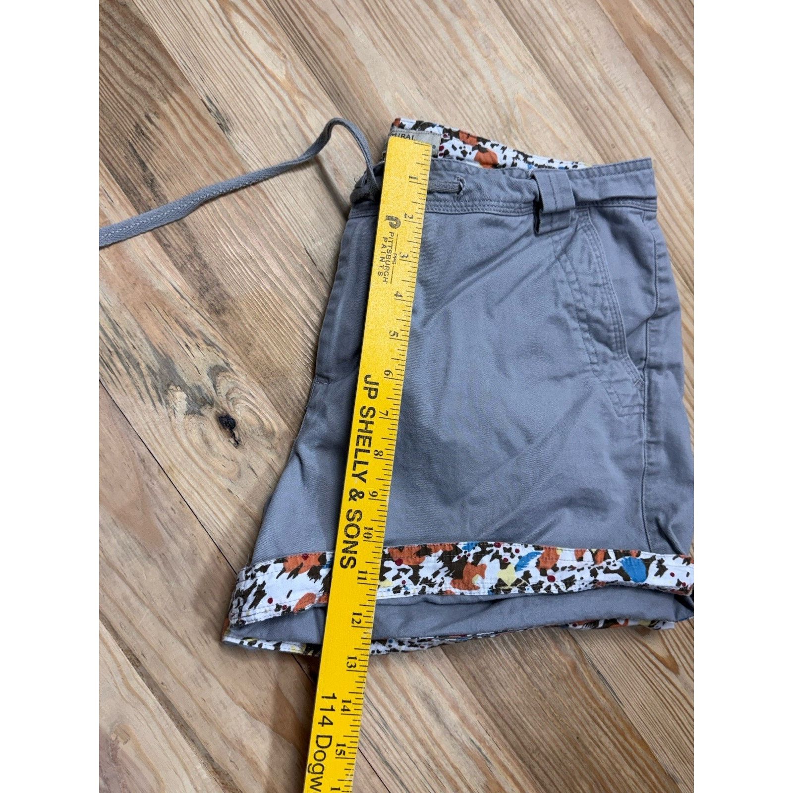 Other Natural Reflections Shorts Womens Sz 12 Gray Chino Size 34" / US 12 / IT 48 - 5 Thumbnail