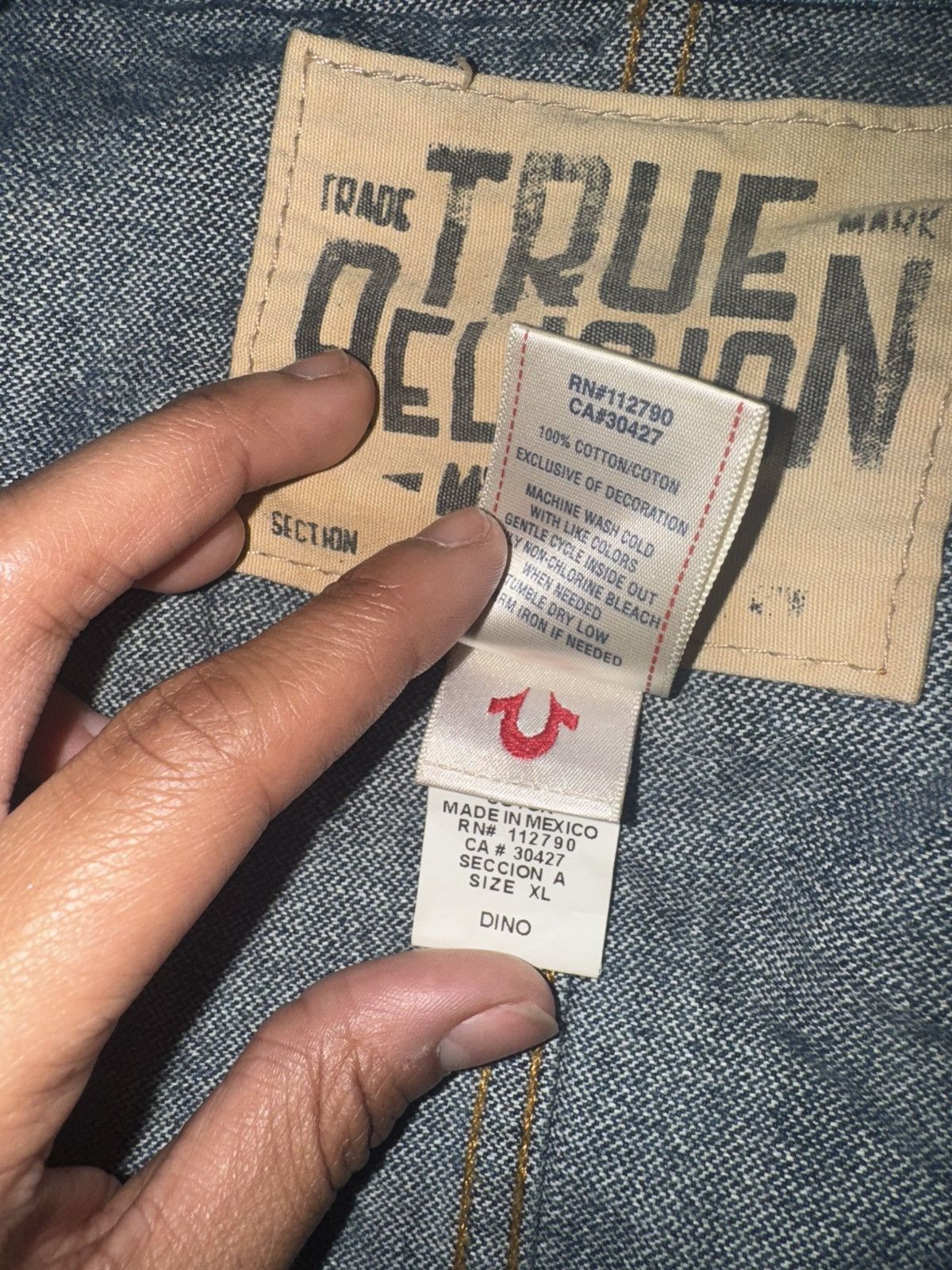 True Religion True Religion Denim Jacket Size XL / US 12-14 / IT 48-50 - 3 Thumbnail