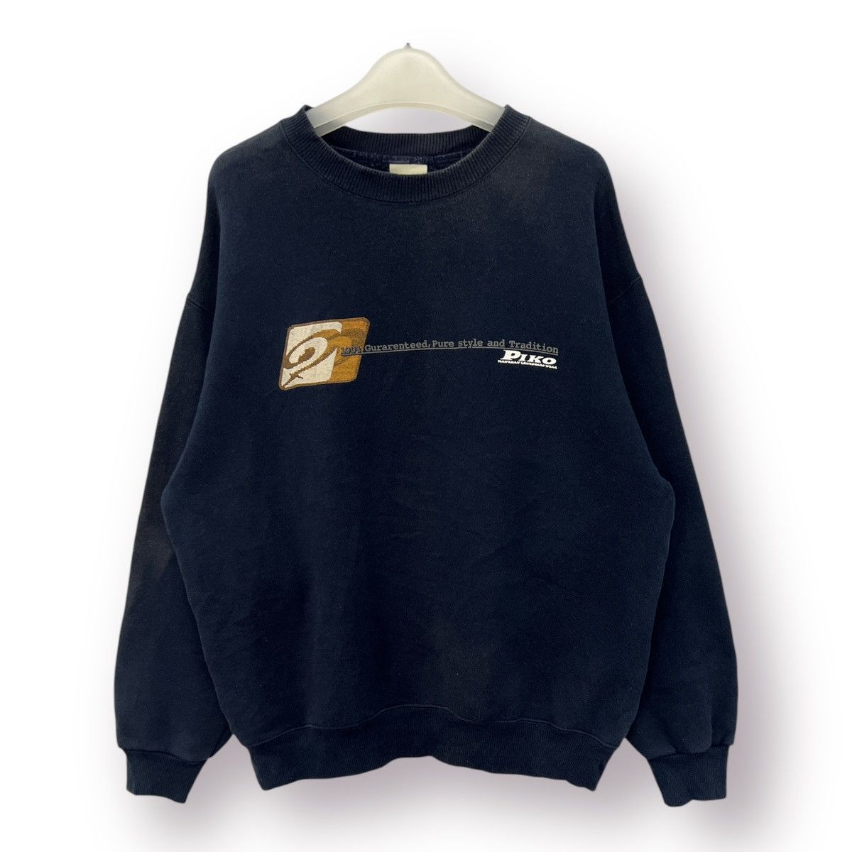 Vintage 🔥 SURFWEAR 🔥 Piko Sunfaded surf Roundneck Sweatshirt - M Size US M / EU 48-50 / 2 - 1 Thumbnail