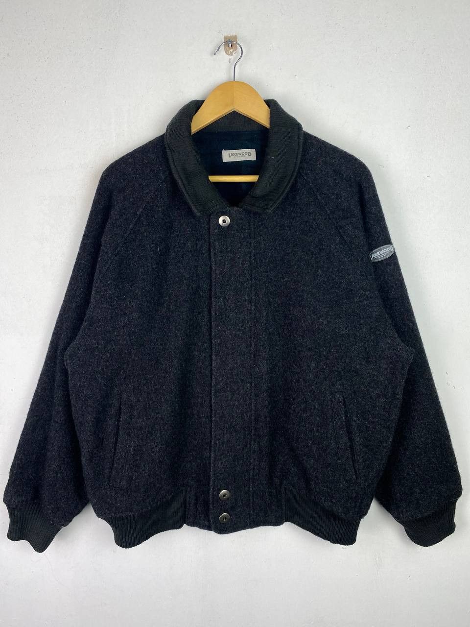 Asics × Vintage vintage lakewood by asics wool jacket nice design Size US XL / EU 56 / 4 - 1 Thumbnail