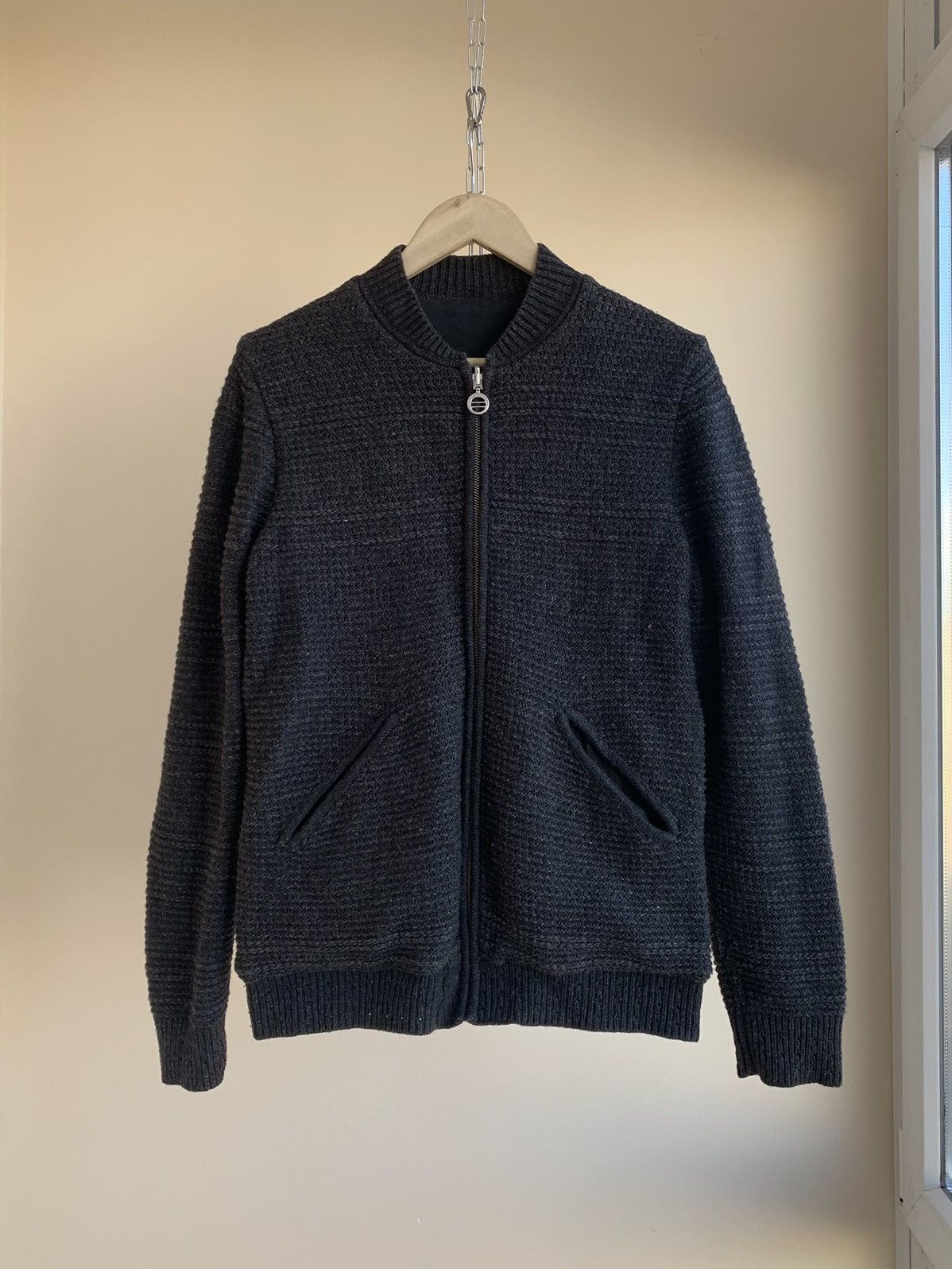 Folk Folk Wool Nylon Rib Knit Reversible Zip Jacket Size 3 Size US M / EU 48-50 / 2 - 3 Thumbnail