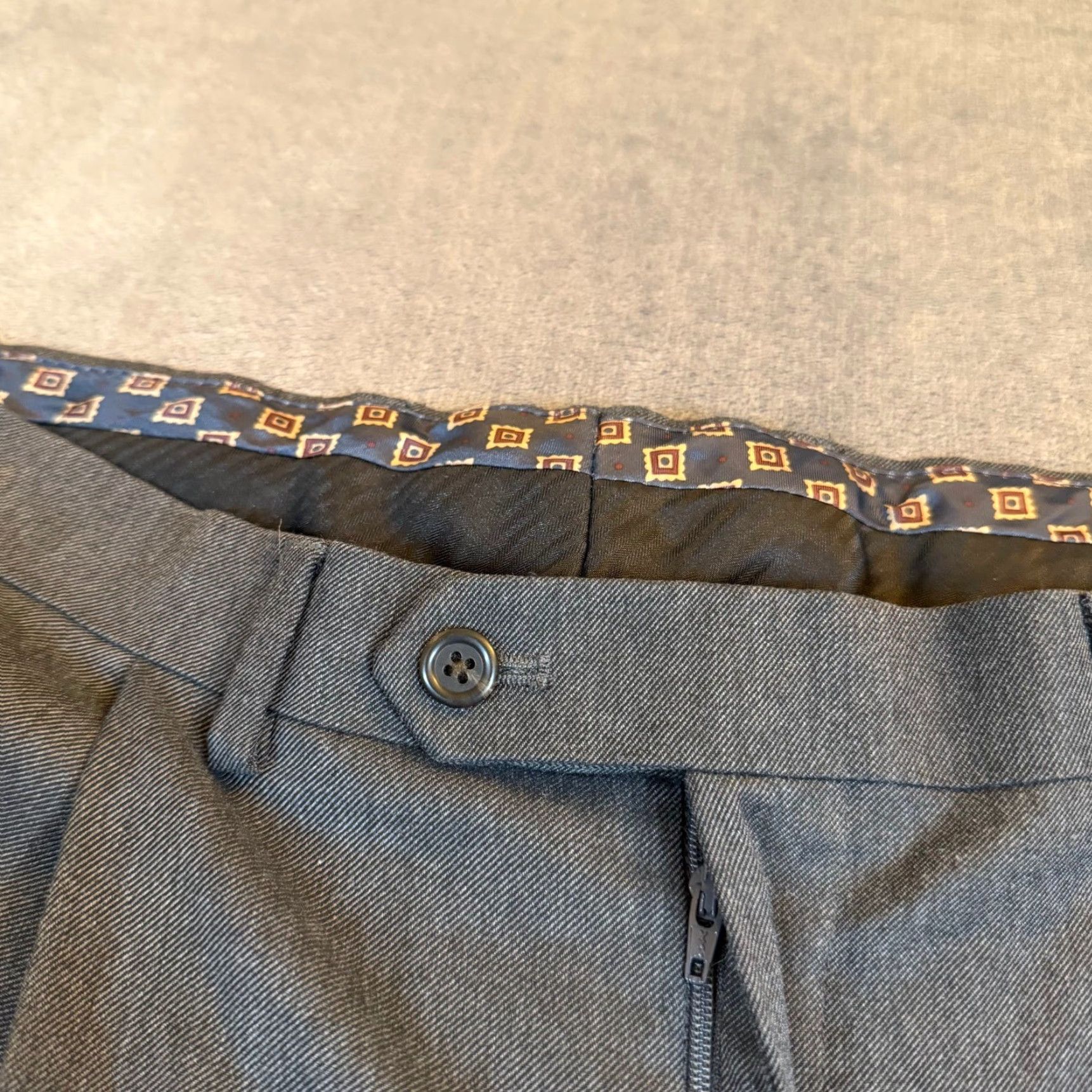 Ralph Lauren Lauren Ralph Lauren Gray Pleated Dress Pants Trousers Mens 36W 34L Size US 36 / EU 52 - 5 Thumbnail