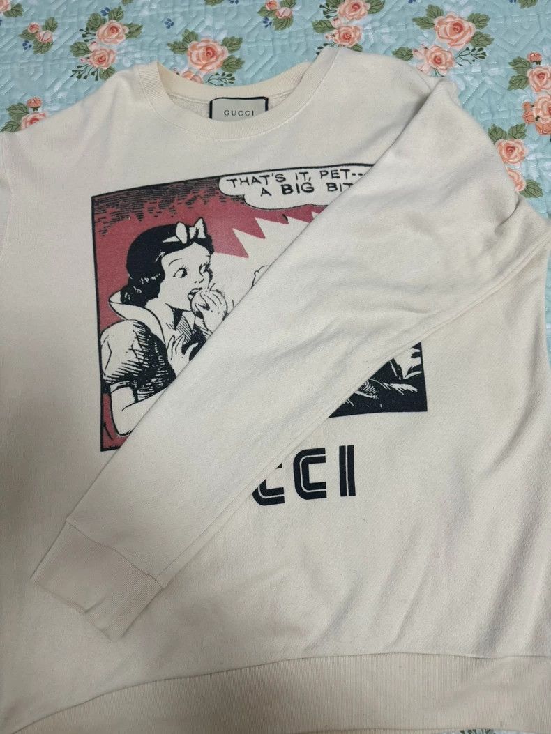 Gucci Gucci Disney Collaboration Sweatshirt with Snow White - dmc Size US L / EU 52-54 / 3 - 4 Thumbnail