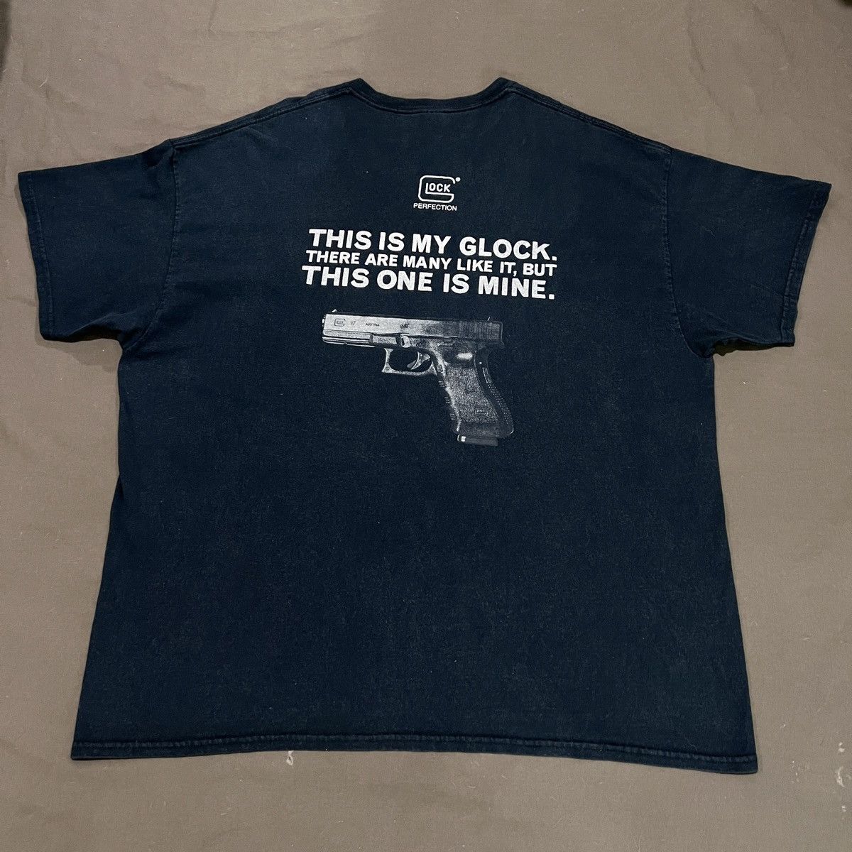 Vintage Vintage Y2K Glock Perfection Pistol Handgun Drill Tee 2XL Size US XXL / EU 58 / 5 - 4 Thumbnail