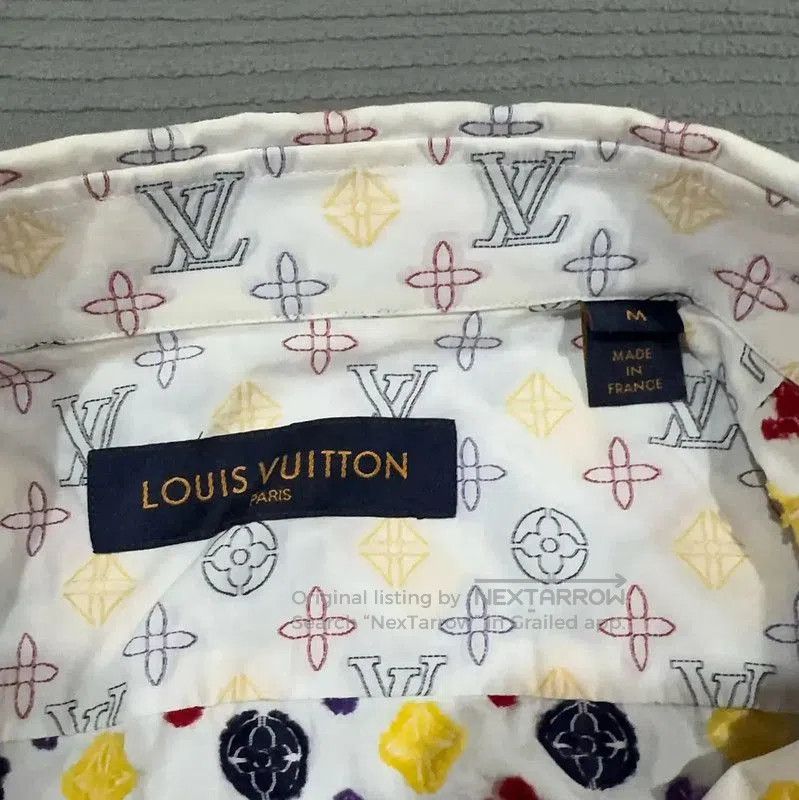 Louis Vuitton Louis Vuitton White Cotton Men's Shirt . Size US M / EU 48-50 / 2 - 3 Thumbnail
