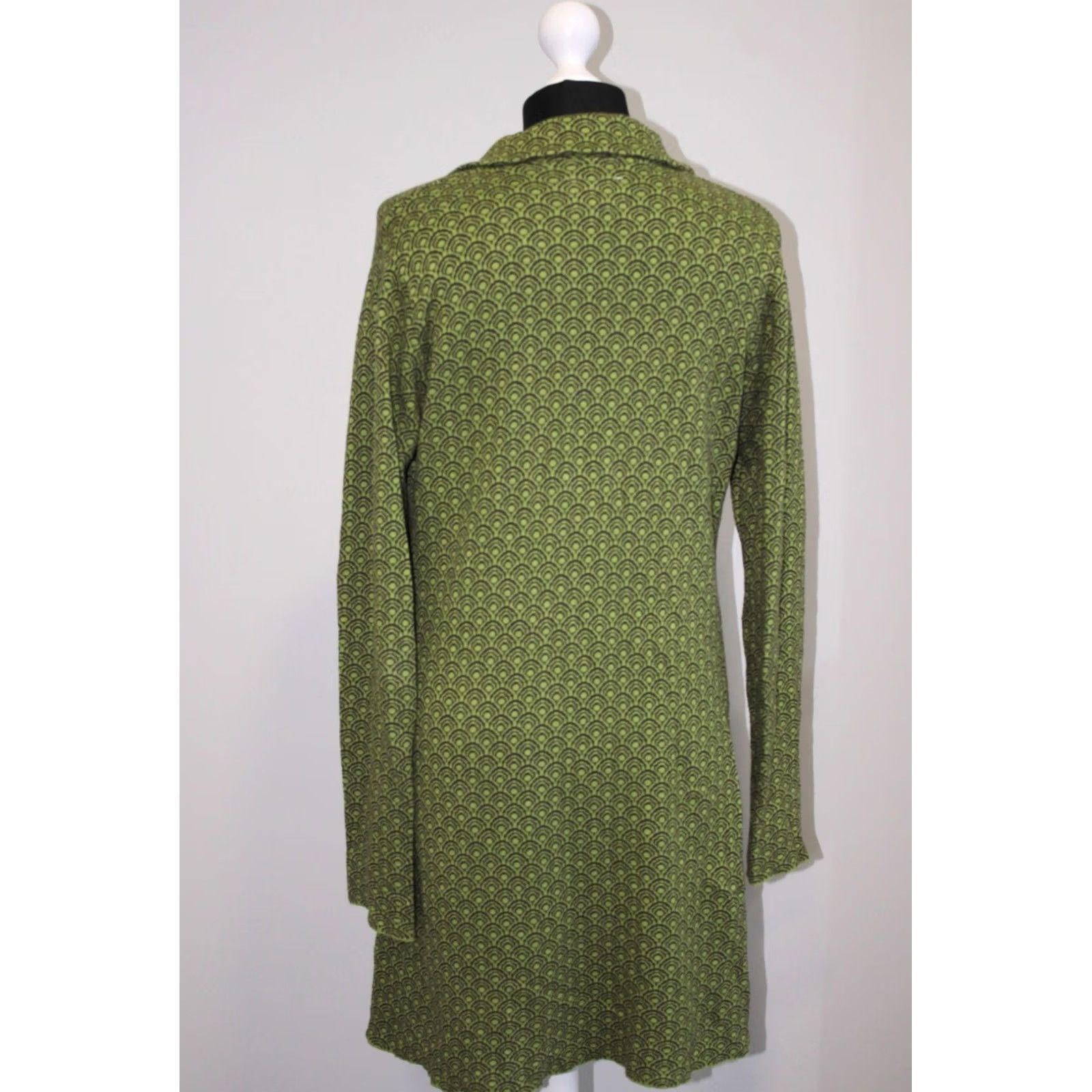 Vintage Avoca Anthology Cardigan Womens Green Long Jumper Size 2 Size XS / US 0-2 / IT 36-38 - 4 Thumbnail