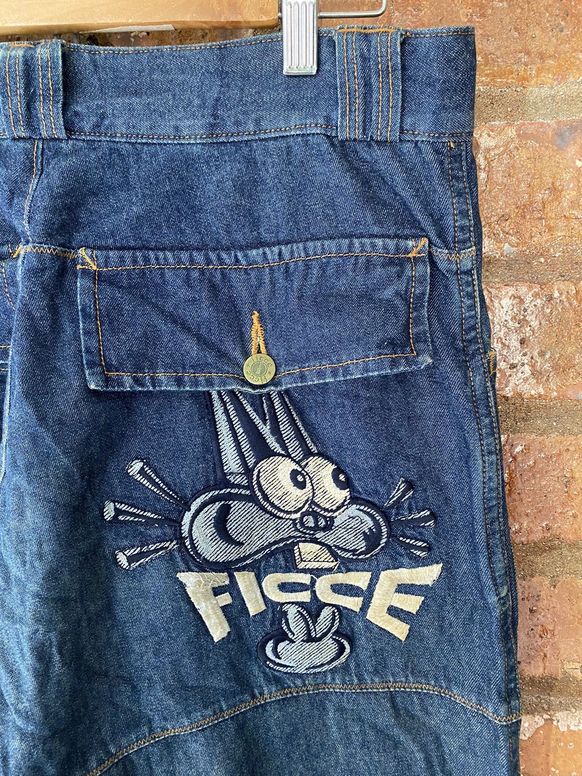Yoshiyuki Konishi 1990s FICCE Bondage baggy multipocket pants Size US 32 / EU 48 - 4 Thumbnail