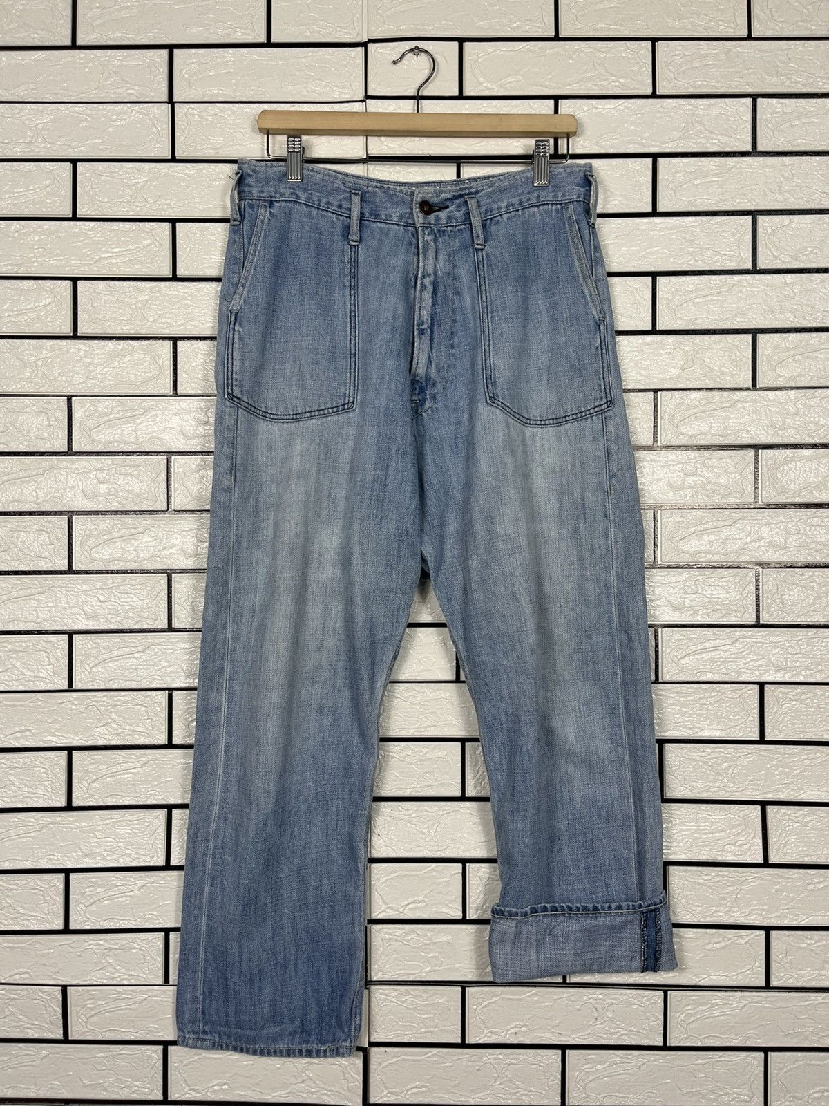 Japanese Brand Vintage Japanese Designer Workers Denim Size US 32 / EU 48 - 12 Thumbnail