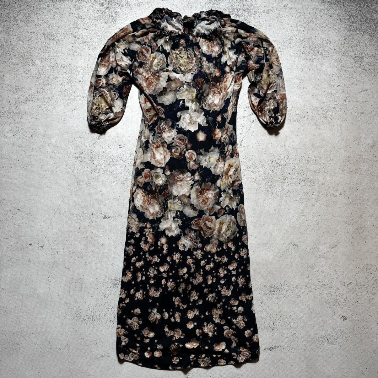 Jean Paul Gaultier 1990 archive jean paul gaultier dress with roses print Size S / US 4 / IT 40 - 1 Thumbnail