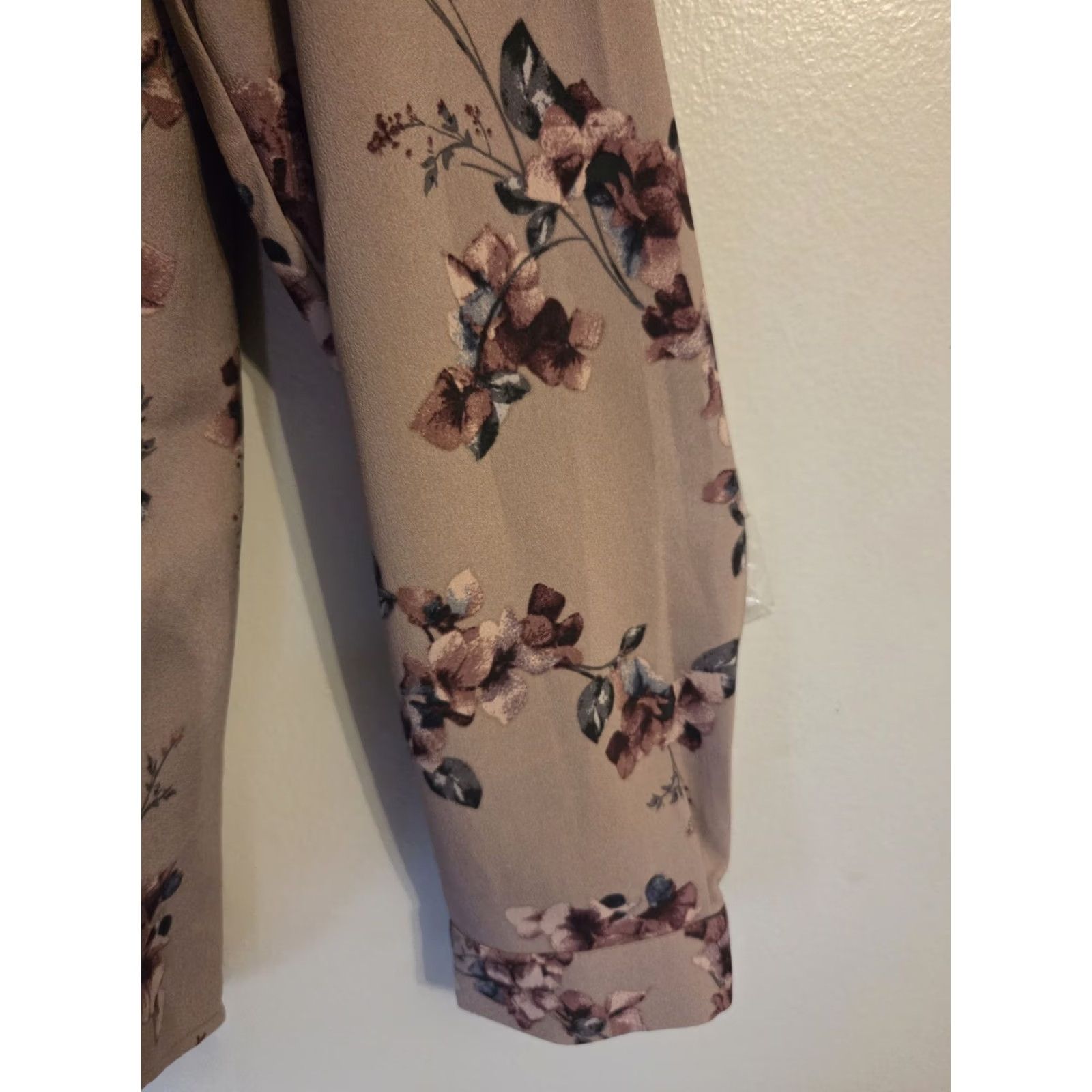 Vintage Hilary Radley Women's Floral Pink Blouse Top Long Sleeve Size Medium Size M / US 6-8 / IT 42-44 - 4 Thumbnail