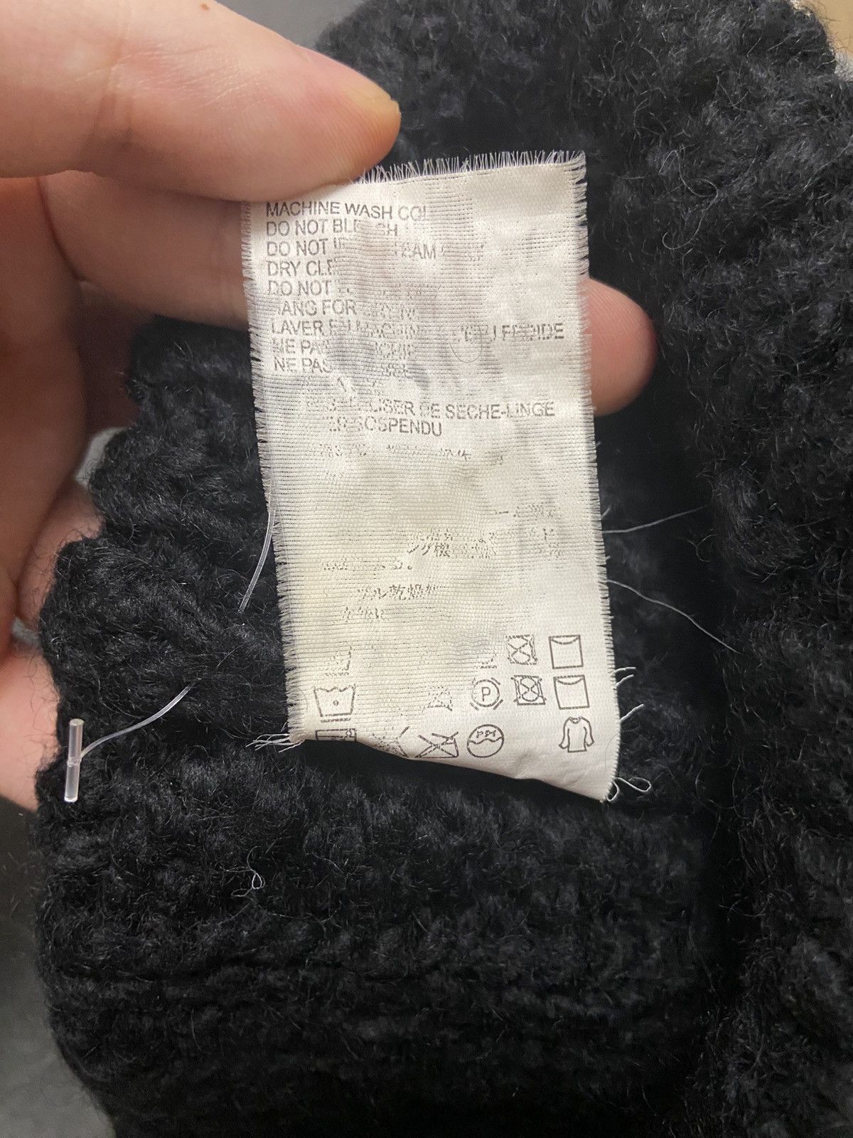 Napapijri Napapijri Semiury Beanie Hat Black Cable Knit Wool Blend Size ONE SIZE - 10 Thumbnail