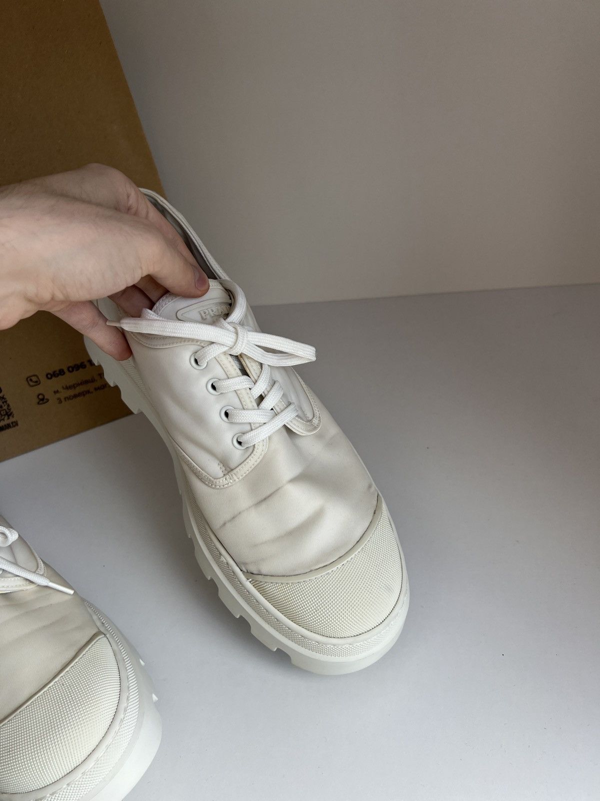Designer × Prada × Vintage Vintage Prada Plain Logo Luxury Shoes Size US 9 / EU 42 - 4 Thumbnail