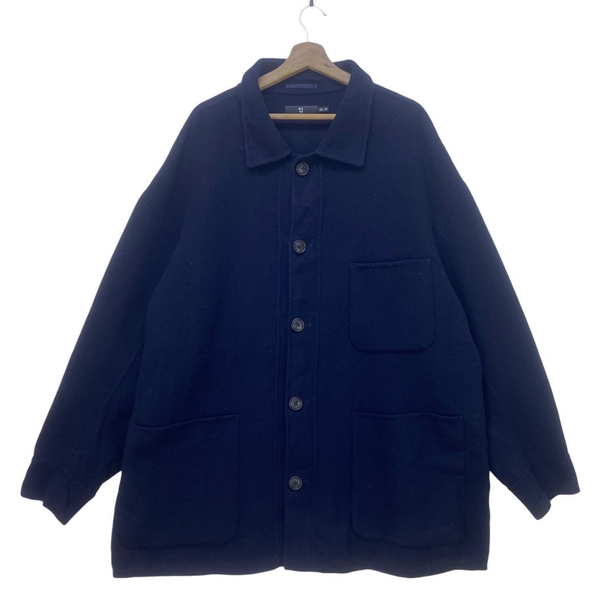 Designer × Jil Sander × Uniqlo Jil Sander Uniqlo Wool Heavy Coat Size US XL / EU 56 / 4 - 4 Thumbnail