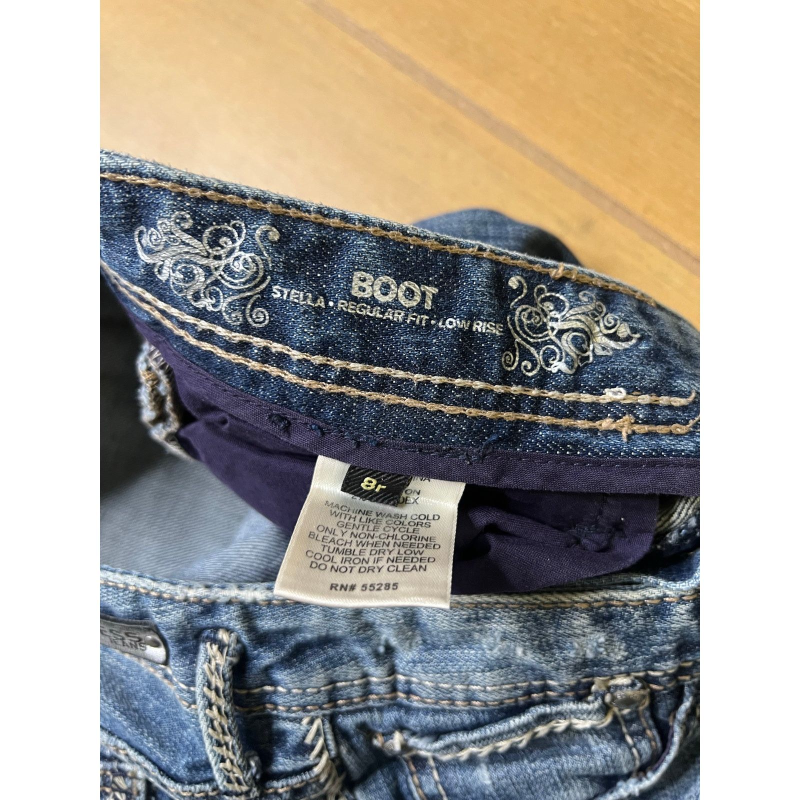 Express Express Jeans Women’s Sz 8r boot Low rise Y2K 30x31 Size 30" / US 8 / IT 44 - 5 Thumbnail
