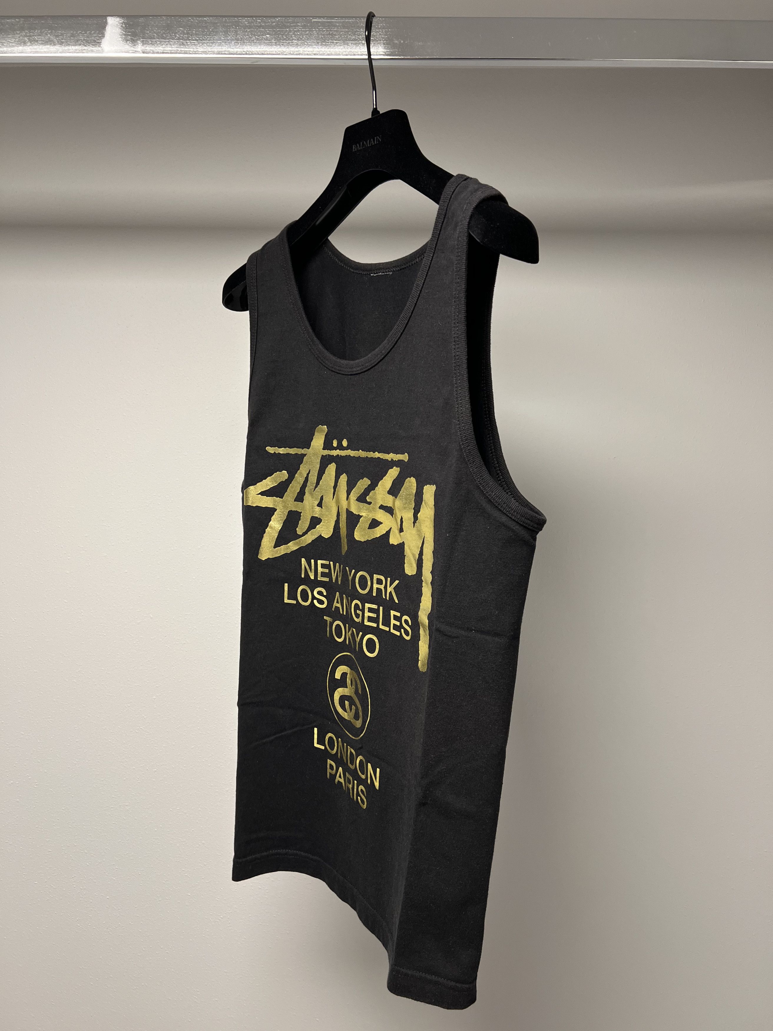Stussy STUSSY NY / LA / TOKYO / LONDON / PARIS / Y2K TOUR, TANK TOP Size US M / EU 48-50 / 2 - 5 Thumbnail