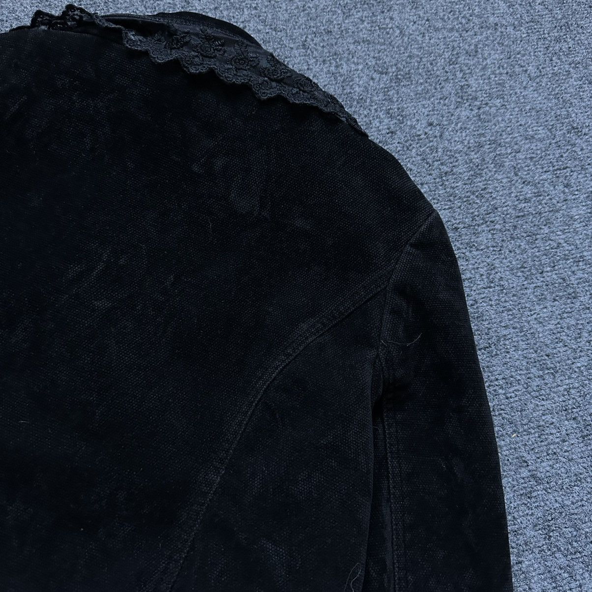 If Six Was Nine VTG Women’s Openwork Jacket Aimei Blazer Black Size M Y2K Size M / US 6-8 / IT 42-44 - 13 Thumbnail