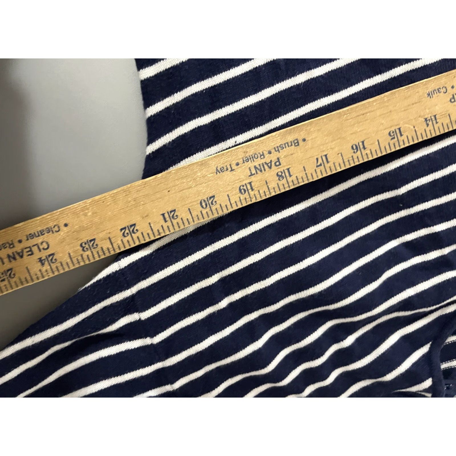 Michael Kors Michael Kors Womens Small Striped Sweater Zip Neck Blue Black White Size S / US 4 / IT 40 - 5 Thumbnail