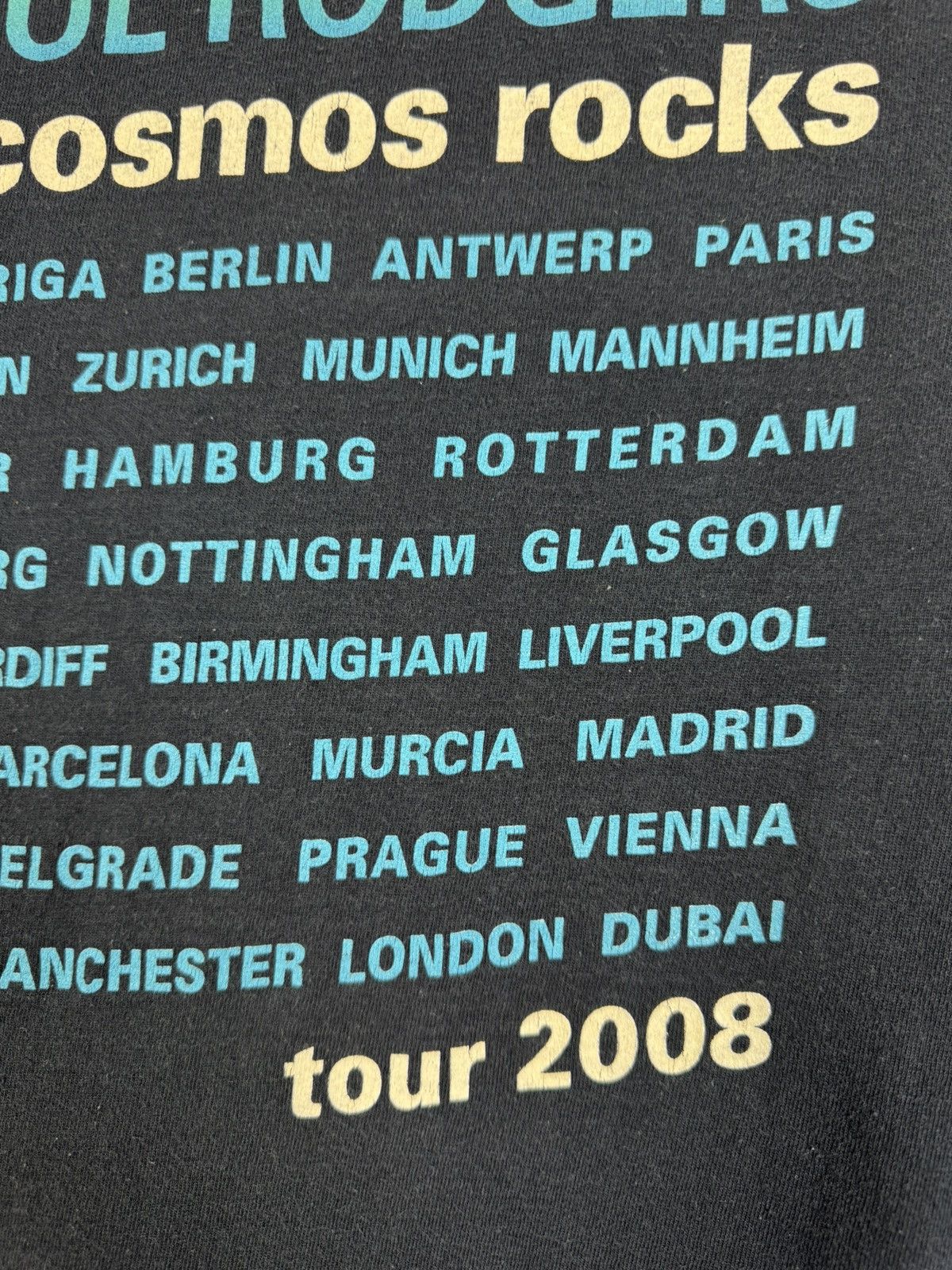 Band Tees Queen + Paul Rodgers The Cosmos Rocks Tour 2008 T-shirt Size US S / EU 44-46 / 1 - 22 Thumbnail