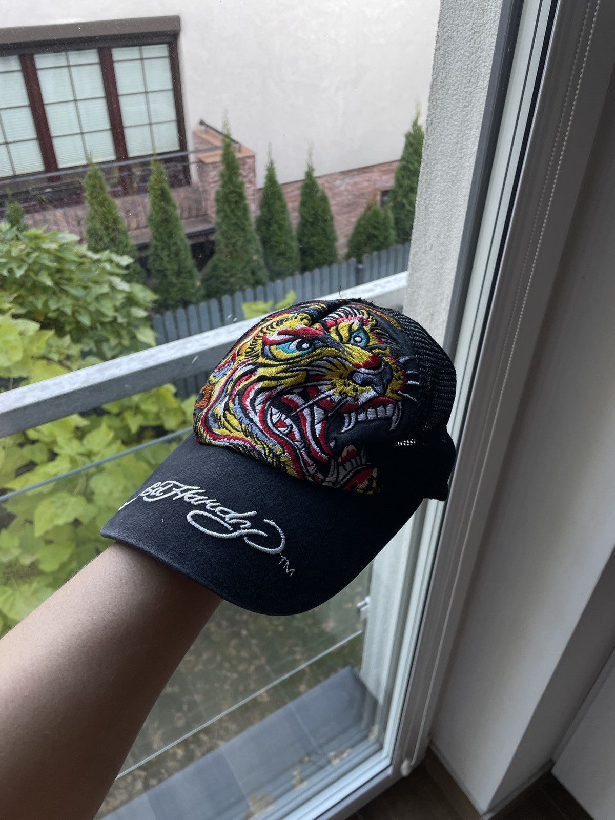 Ed Hardy Vintage Ed Hardy Cap Skulls Big Logo Japanese Avant Garde Size ONE SIZE - 1 Thumbnail