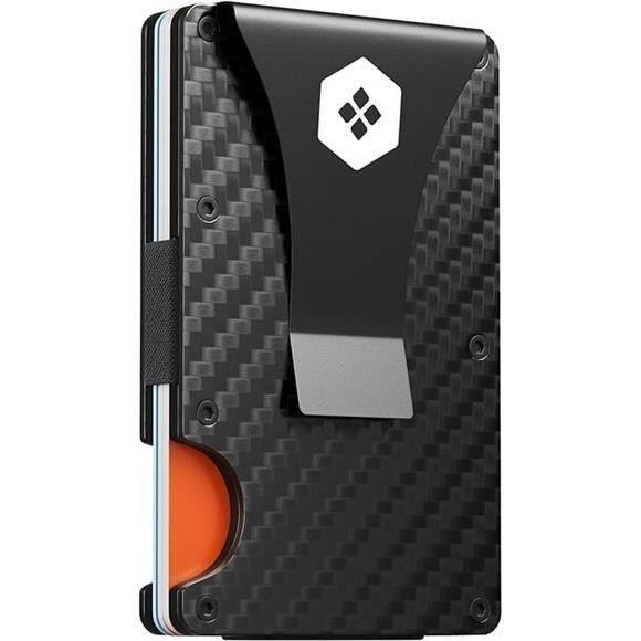Other Slim Card Holder Wallet for Men- Carbon Fiber, RFID Blocking Size ONE SIZE - 5 Thumbnail