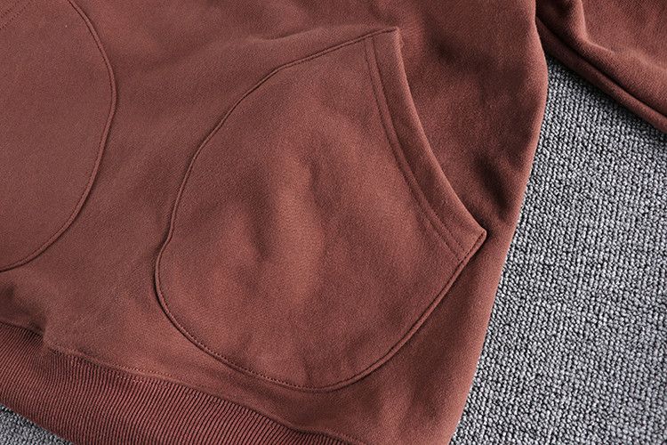 Japanese Brand × Vintage Red Velvet Thickening Half Zipper Hoodie Jacket Size US M / EU 48-50 / 2 - 7 Thumbnail