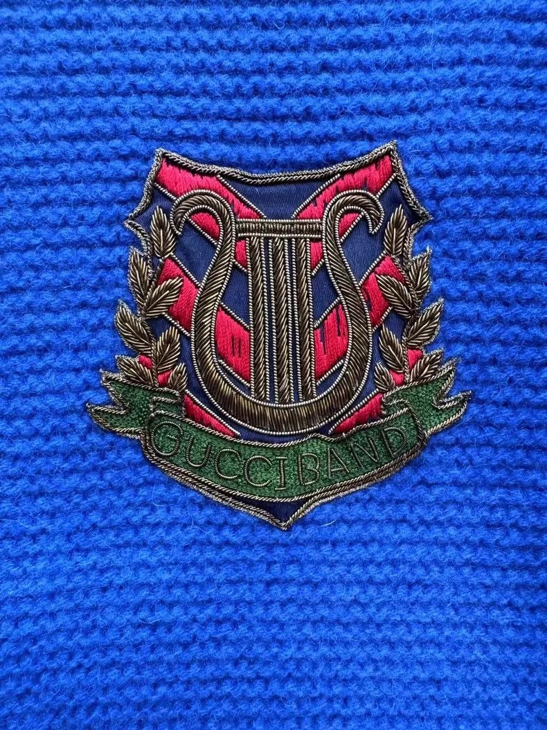 Gucci Gucci Klein Blue College-style Wool Coat Size US M / EU 48-50 / 2 - 5 Thumbnail