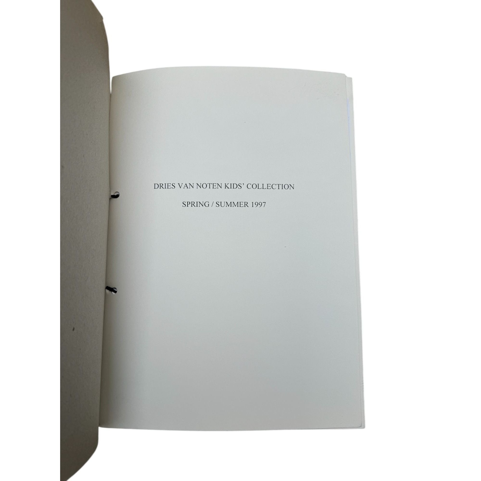 Dries Van Noten Rare SS 1997 Kids Book Size ONE SIZE - 3 Thumbnail