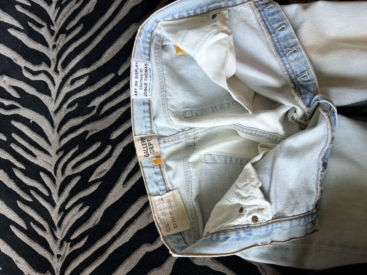 Gallery Dept. Gallery Dept. Light Wash Flare Denim Sz 33 Size US 33 - 5 Thumbnail