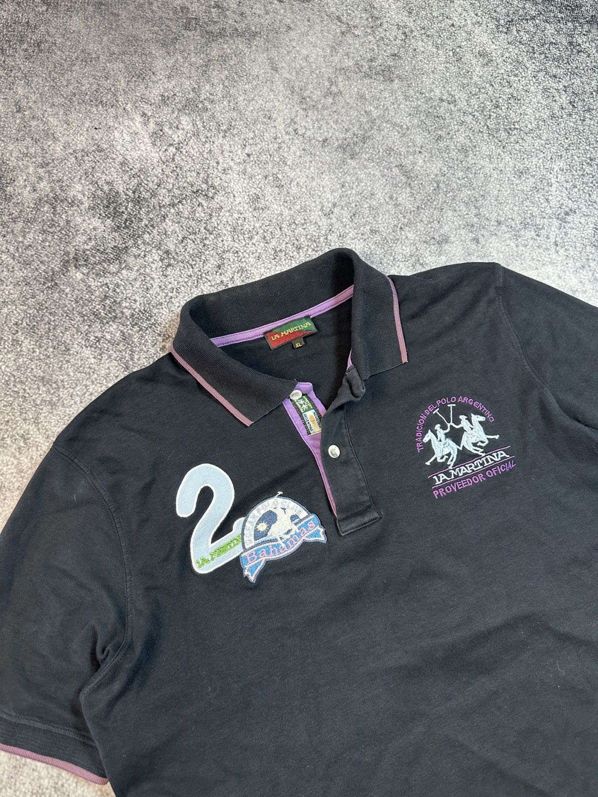La Martina × Vintage Vintage La Martina Bahamas 2 Polo Streetwear Rare Casual XL Size US XL / EU 56 / 4 - 2 Thumbnail