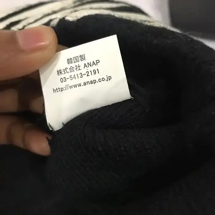 Japanese Brand × Vintage ANAP Spellout Beanie Hat Size ONE SIZE - 5 Thumbnail