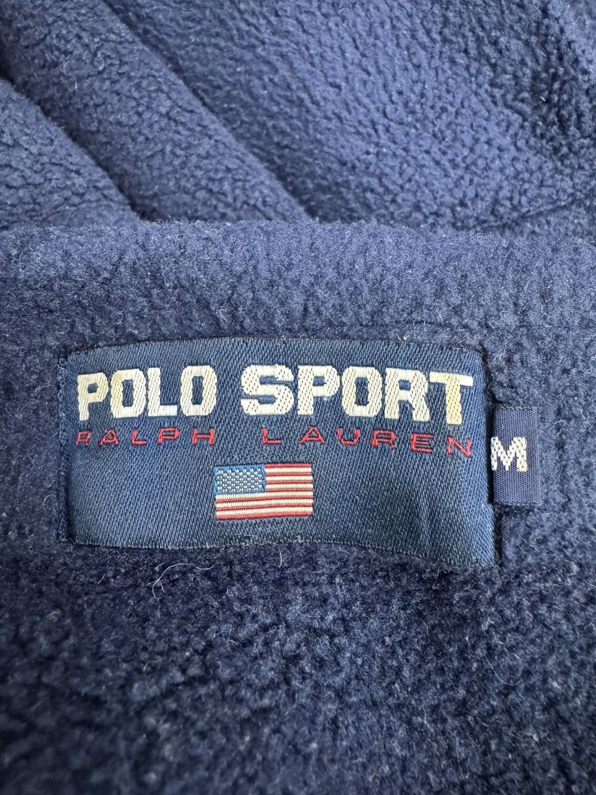 Polo Ralph Lauren vintage Polo Sport Ralph Lauren USA logo half-button fleece Size US M / EU 48-50 / 2 - 8 Thumbnail