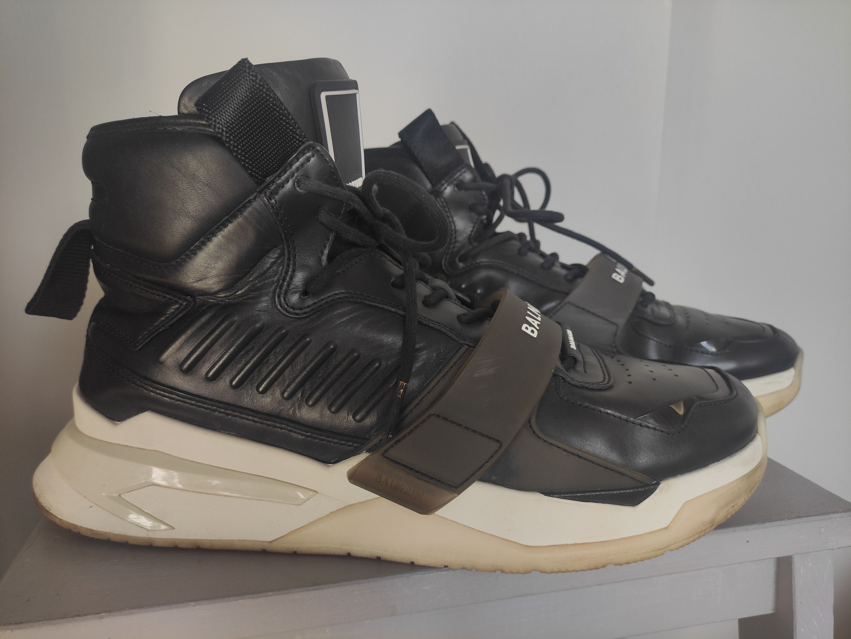 Balmain Balmain High Top Sneakers Size US 11 / EU 44 - 3 Thumbnail