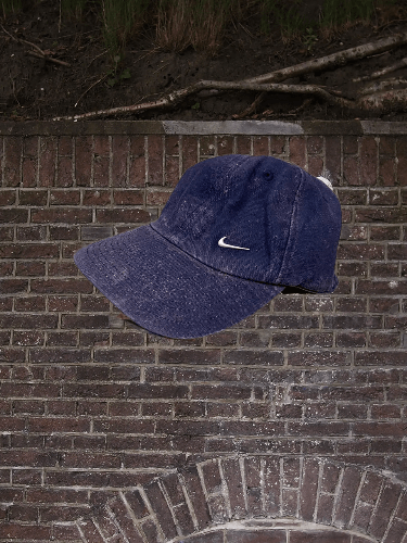 Nike × Vintage 90s Nike Swoosh Vintage Y2K Retro Cap Hat Size ONE SIZE - 1 Thumbnail